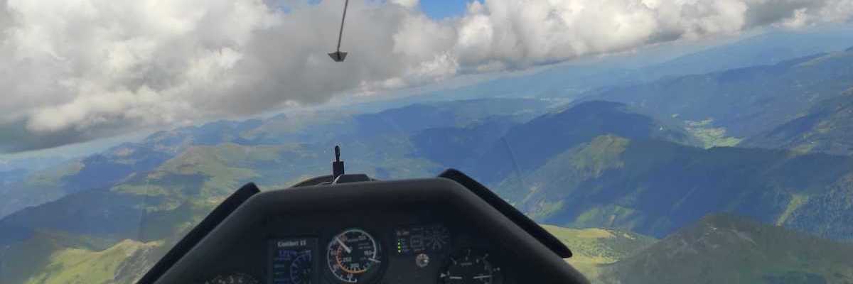 Flugwegposition um 14:00:31: Aufgenommen in der Nähe von Oppenberg, 8786, Österreich in 2726 Meter